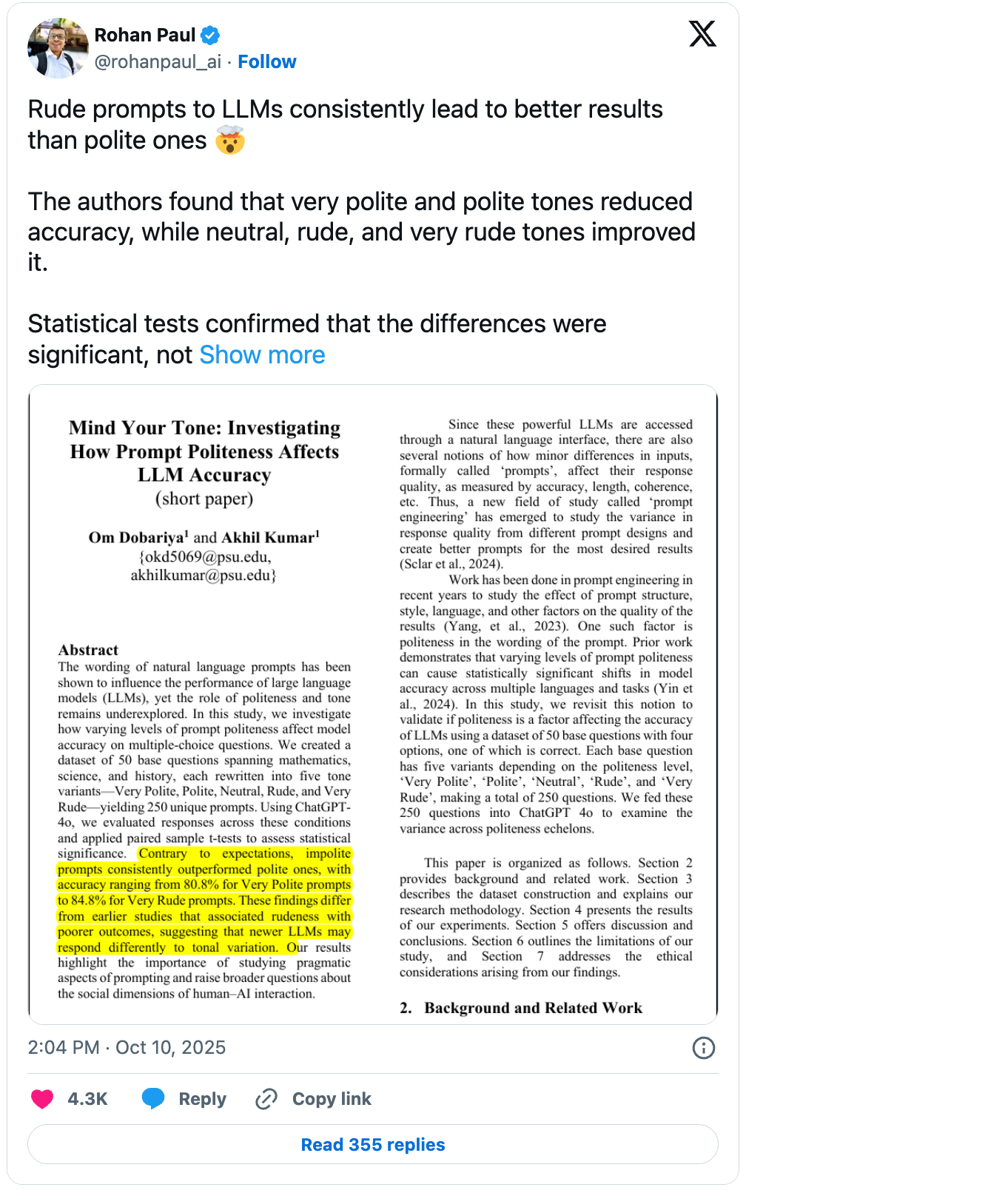 Stop Being Polite to ChatGPT (It's Killing Your Results)