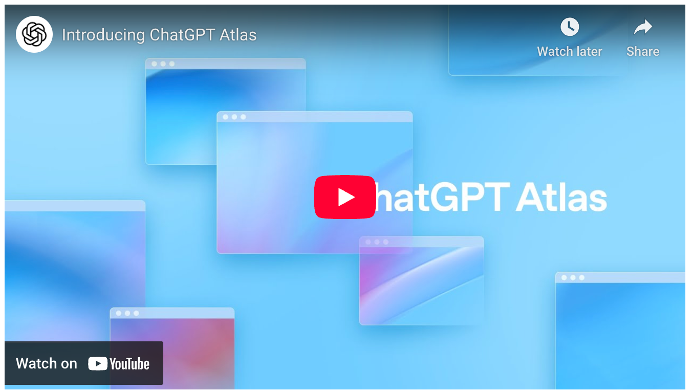 First Look: ChatGPT's New Atlas Browser (Chrome Killer?)