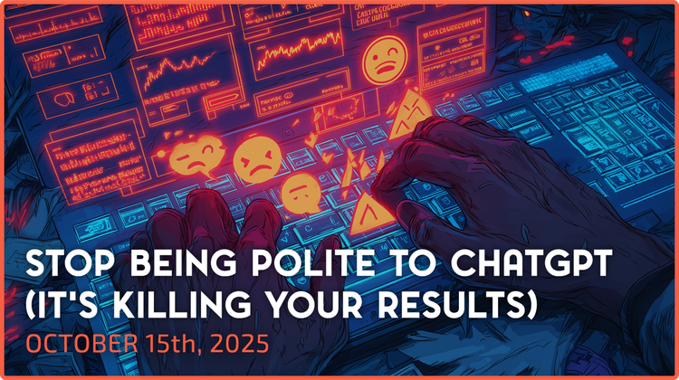 Stop Being Polite to ChatGPT (It's Killing Your Results)