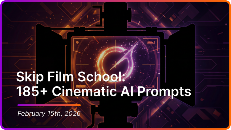Skip Film School: 185+ Cinematic AI Prompts